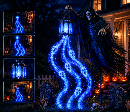 Lampe de cimetière animée Halloween  🎃